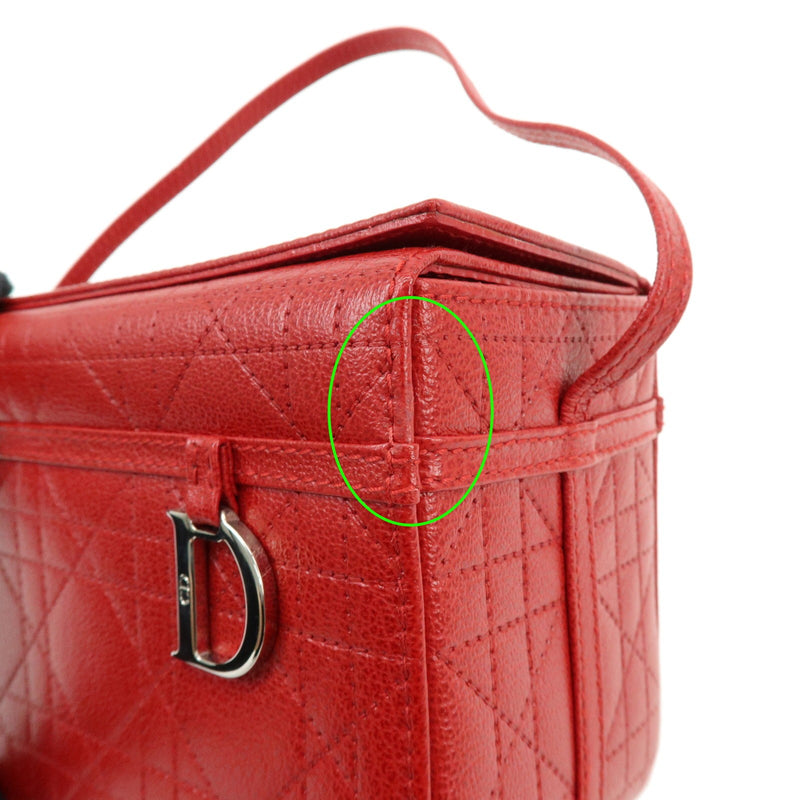 Christian Dior Handbag Leather Red Bag