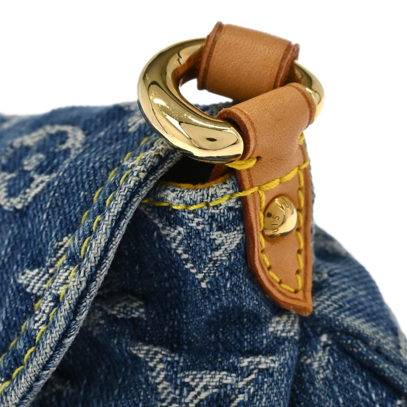 Louis Vuitton Pleaty Denim Blue Denim_jeans Bag