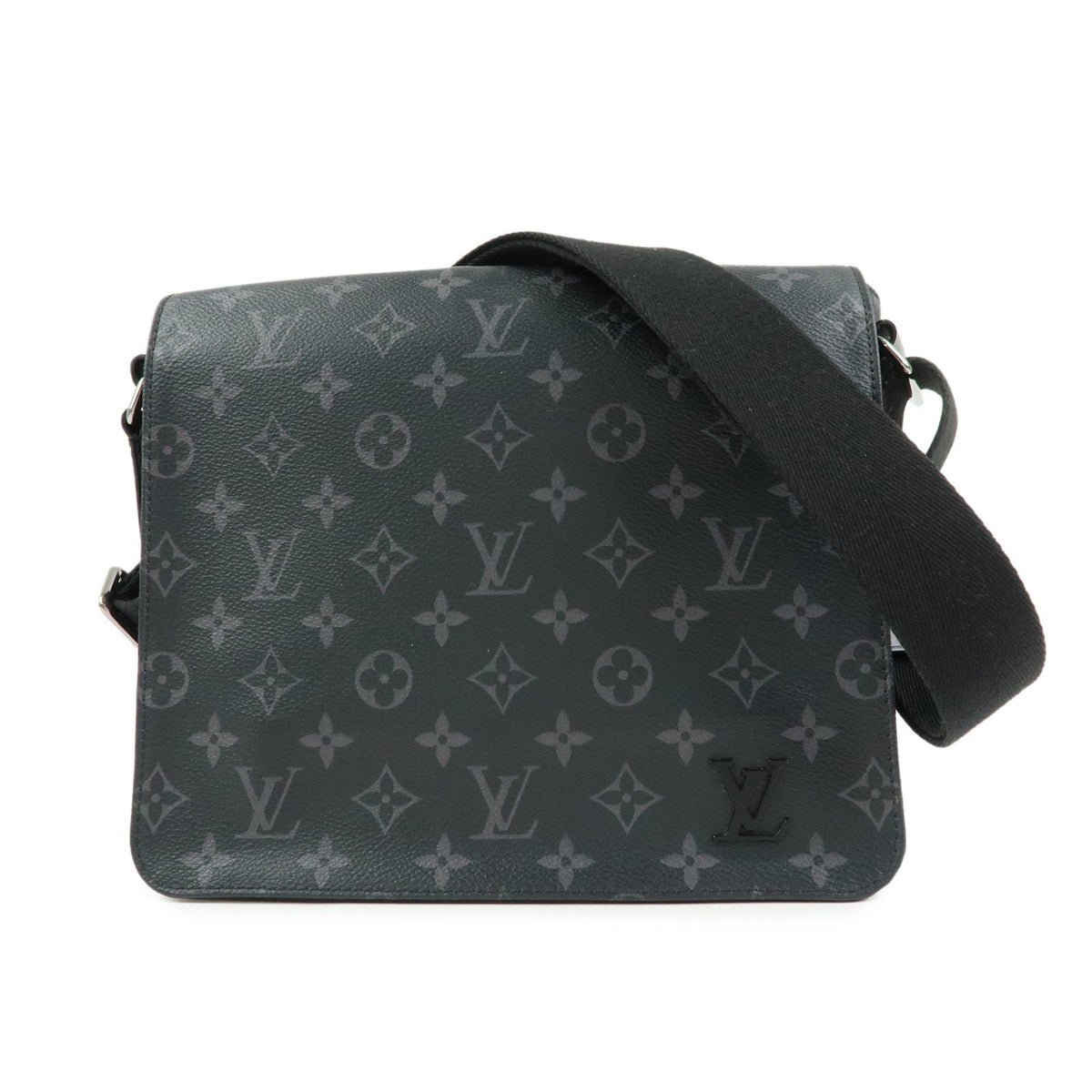 Louis Vuitton District Messenger Monogram Eclipse Canvas Gray
