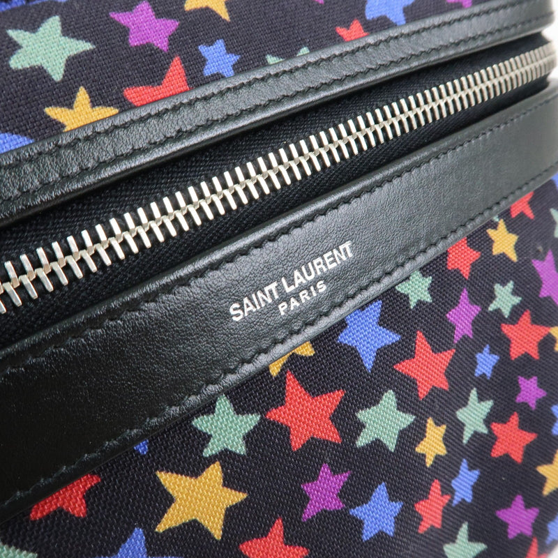 Saint Laurent City Printed Corduroy Multicolour Canvas Bag