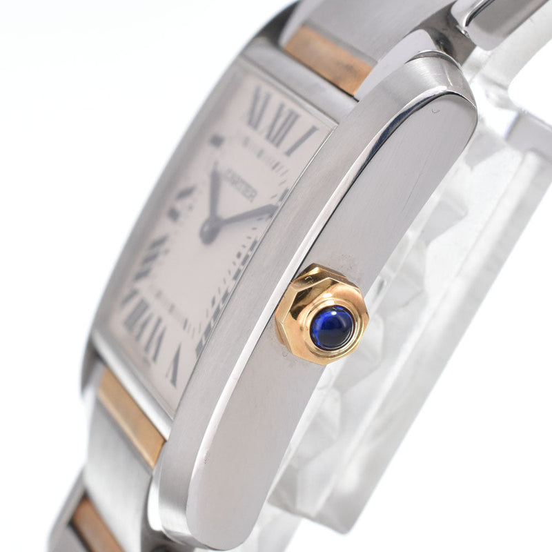 Cartier Tank Francaise Quartz Stainless Steel And Yellow Gold Watches
