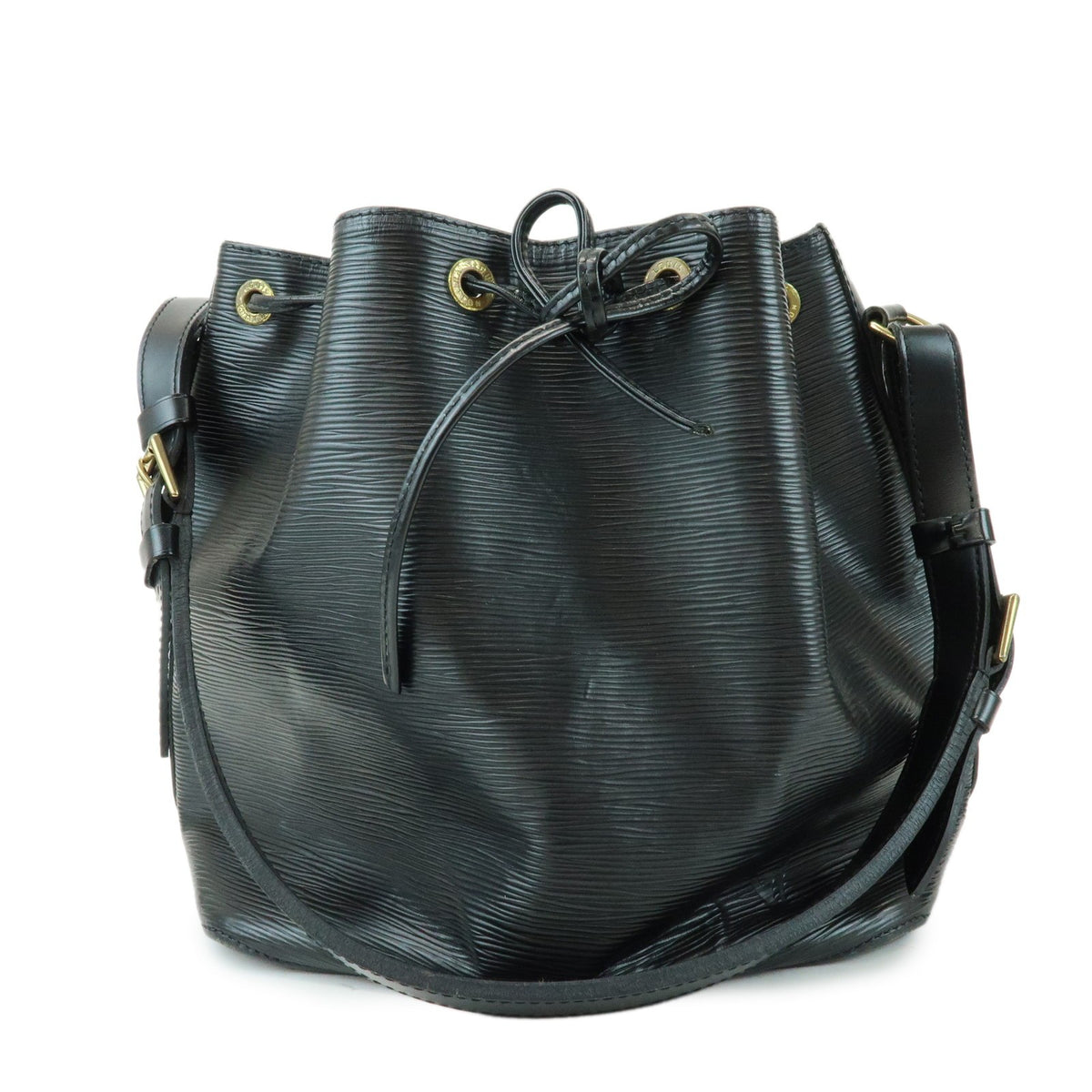 Louis Vuitton Petit Noe Epi Leather Black Bag