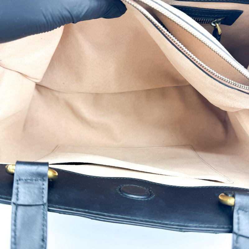 Gucci Gg Marmont Matelasse Leather Black Bag