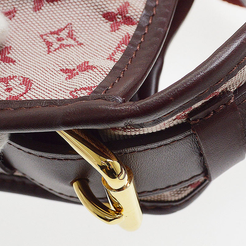 Louis Vuitton Mary Kate Messenger Mini Lin Burgundy Canvas