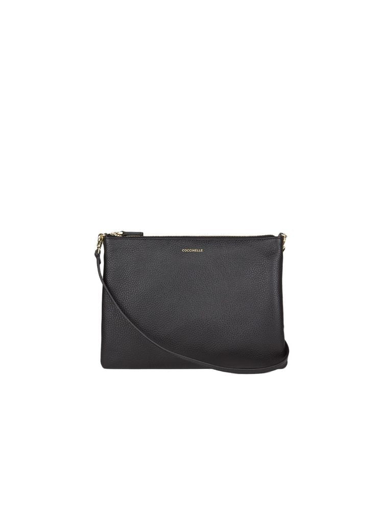 Coccinelle Crossbody Bag — Black Cowhide