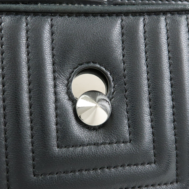 Fendi Dotcom Click Quilted Leather Black Bag