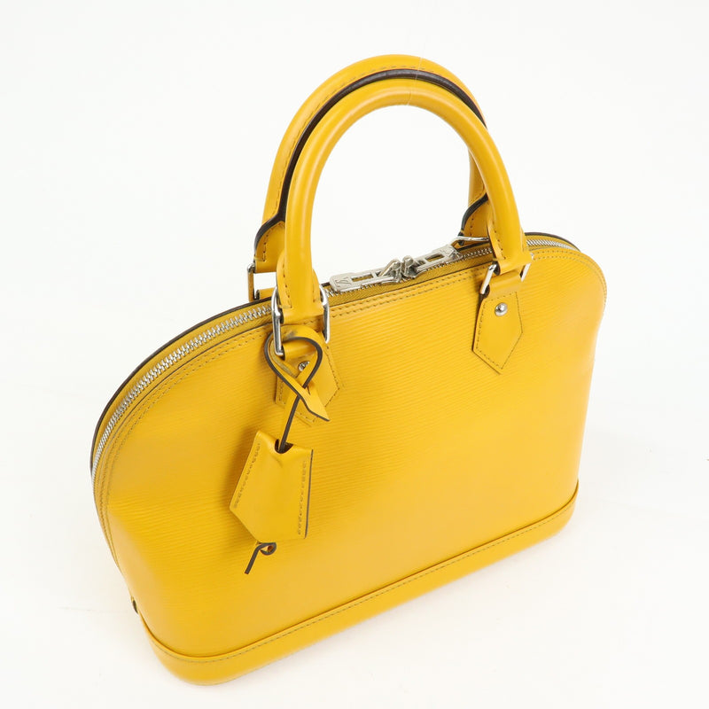 Louis Vuitton Alma Epi Leather Yellow Bag