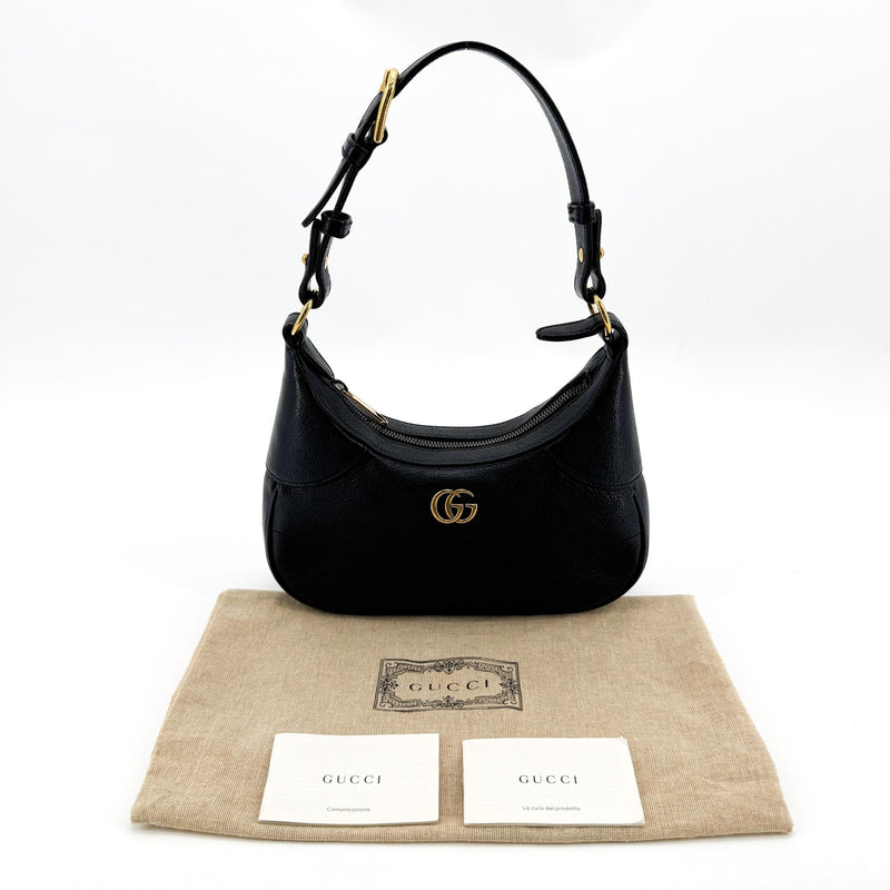 Gucci Aphrodite Leather Black Bag