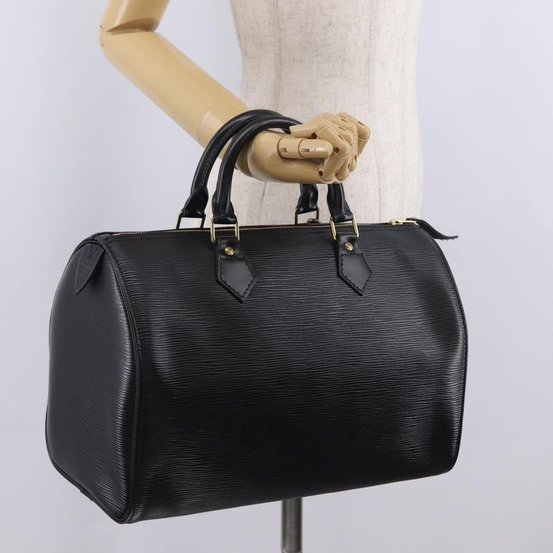Louis Vuitton Speedy Epi Leather Black Bag
