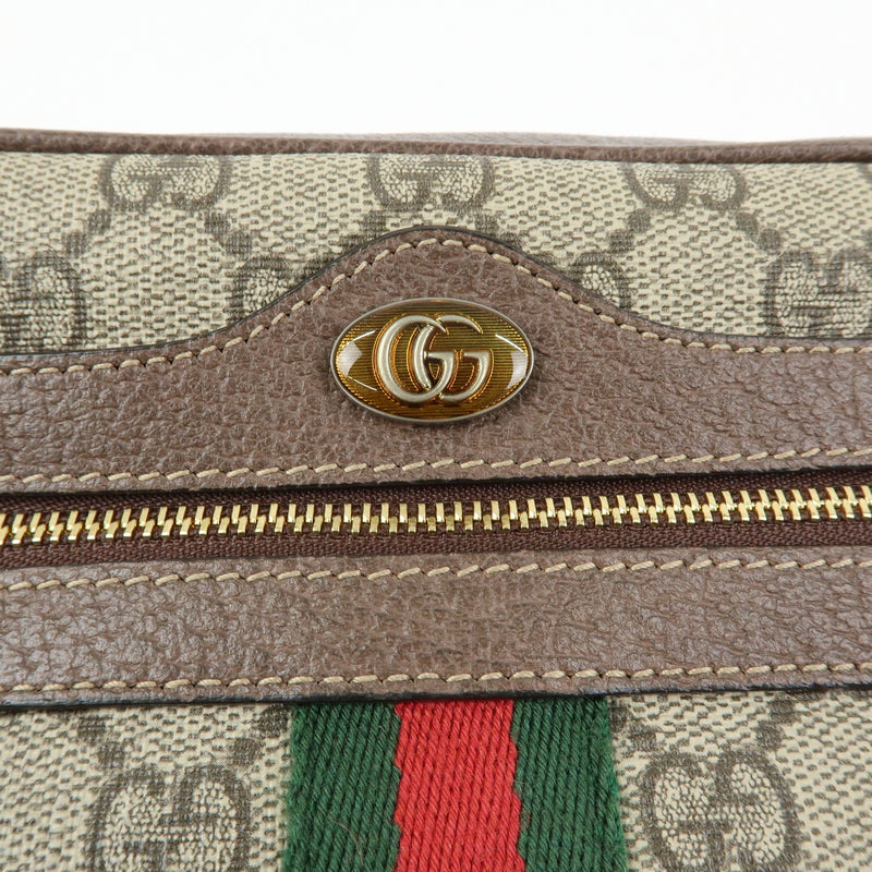 Gucci Ophidia Gg Coated Canvas Beige Bag
