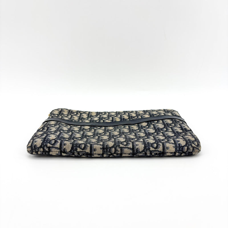 Christian Dior Travel Kit Oblique Canvas Navy Accessory