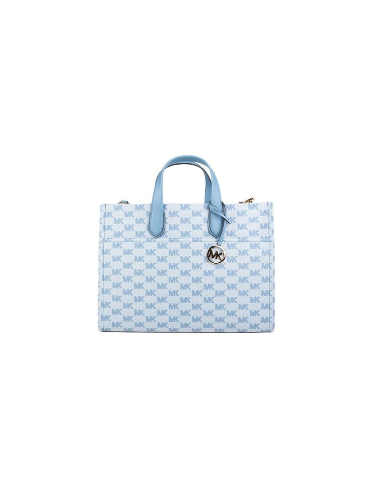 Michael Kors Tote Bag — Blue Cotton