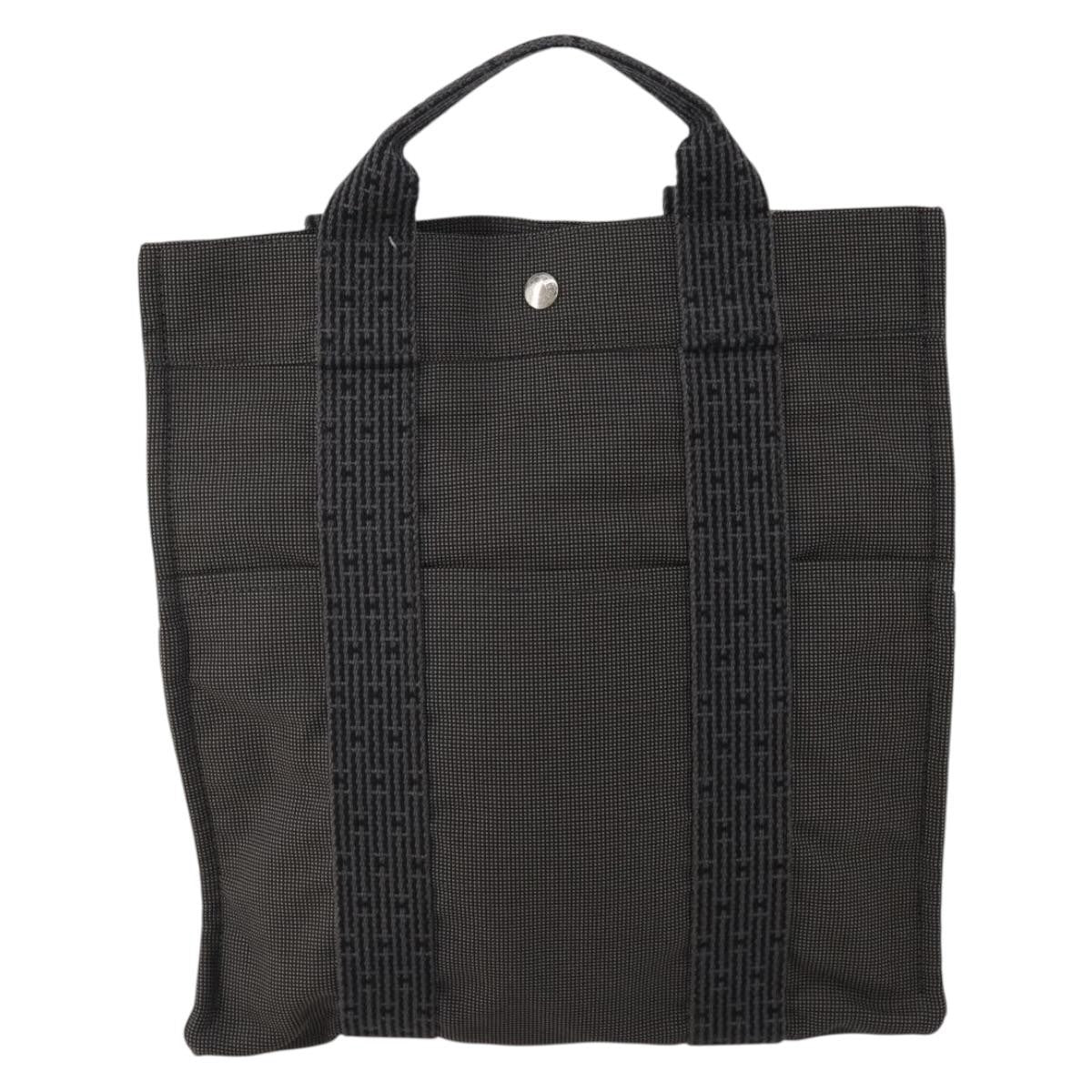 Hermes Herline Canvas Gray Bag