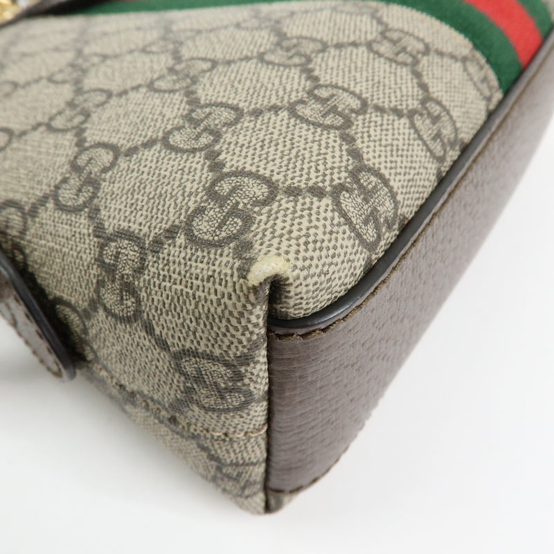 Gucci Ophidia Dome Gg Coated Canvas Beige Bag