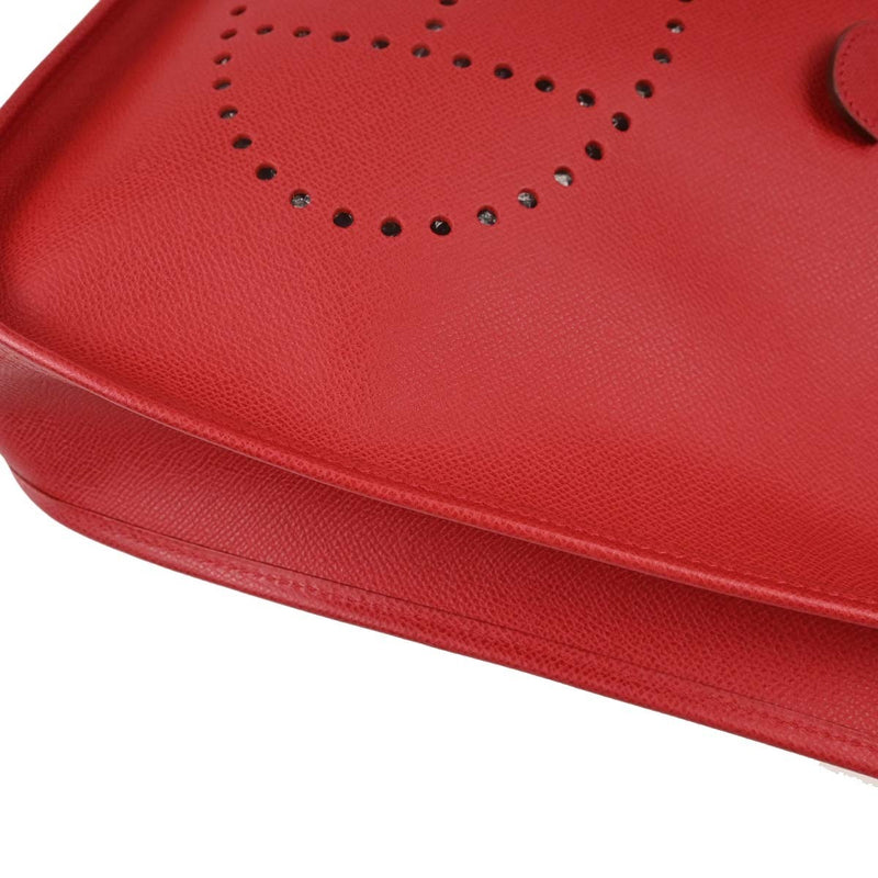 Hermes Evelyne Bag Gen I Epsom Red Leather