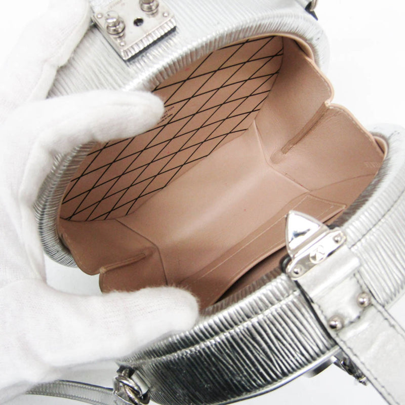 Louis Vuitton Petite Boite Chapeau Epi Leather Silver Bag