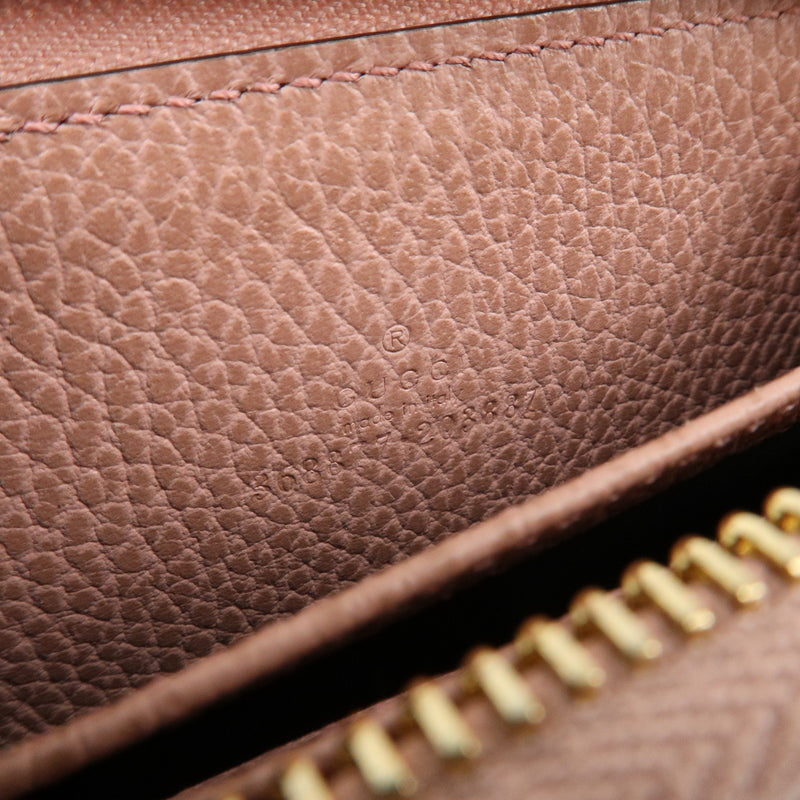 Gucci Swing Zip Around Leather Pink Accessory