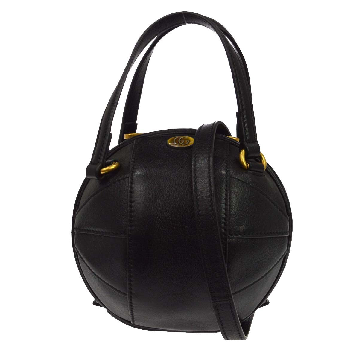 Gucci Tifosa Basketball Leather Black Bag