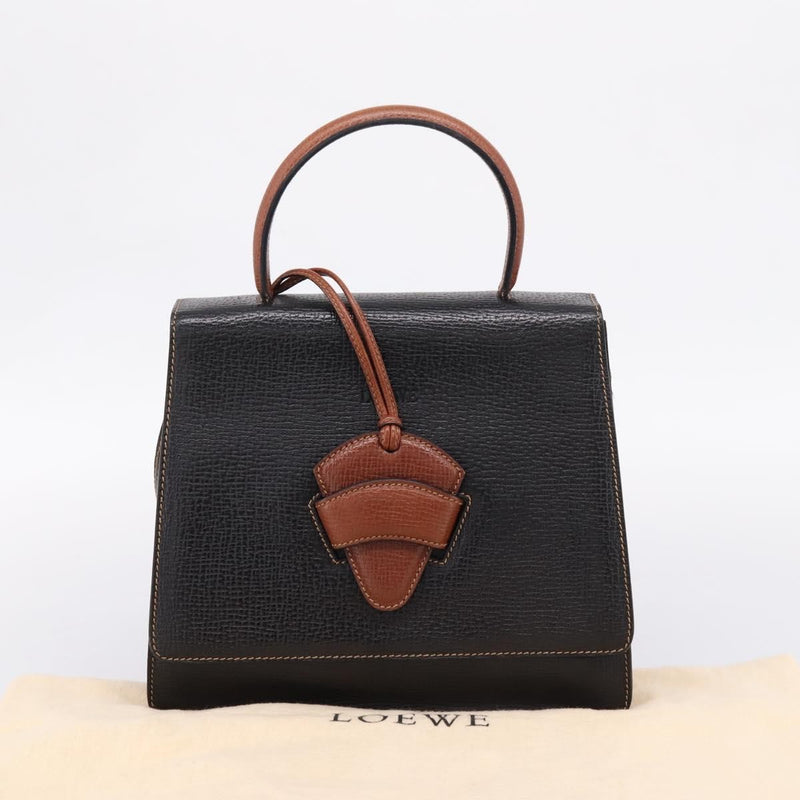 Loewe Barcelona Leather Black Bag