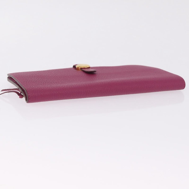 Hermes Dogon Duo Combined Leather Purple Accessory