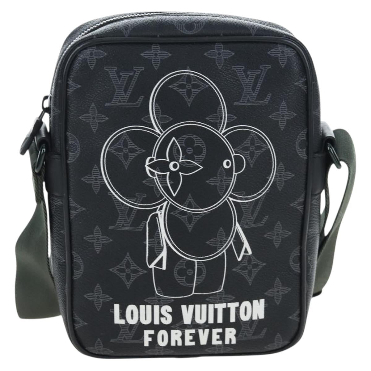 Louis Vuitton Danube Limited Edition Vivienne Monogram Eclipse Black Canvas Bag