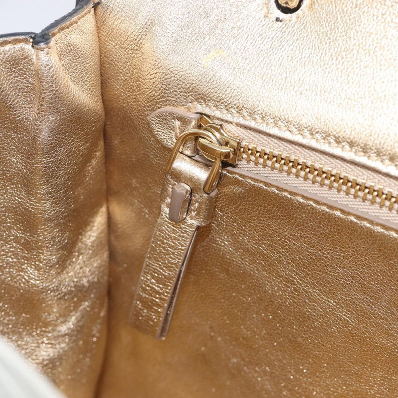Salvatore Ferragamo Sofia Rainbow Saddle Leather Black Bag