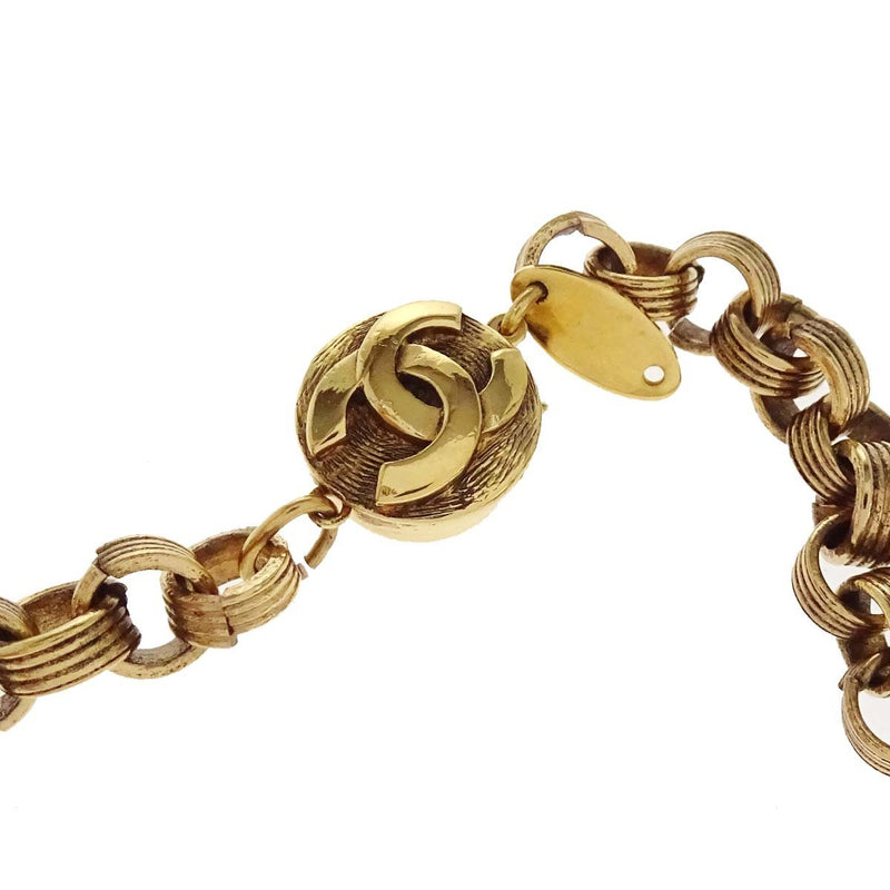 Chanel Cc Necklace Faux Pearl And Metal Multicolour Gold_plated Bijoux