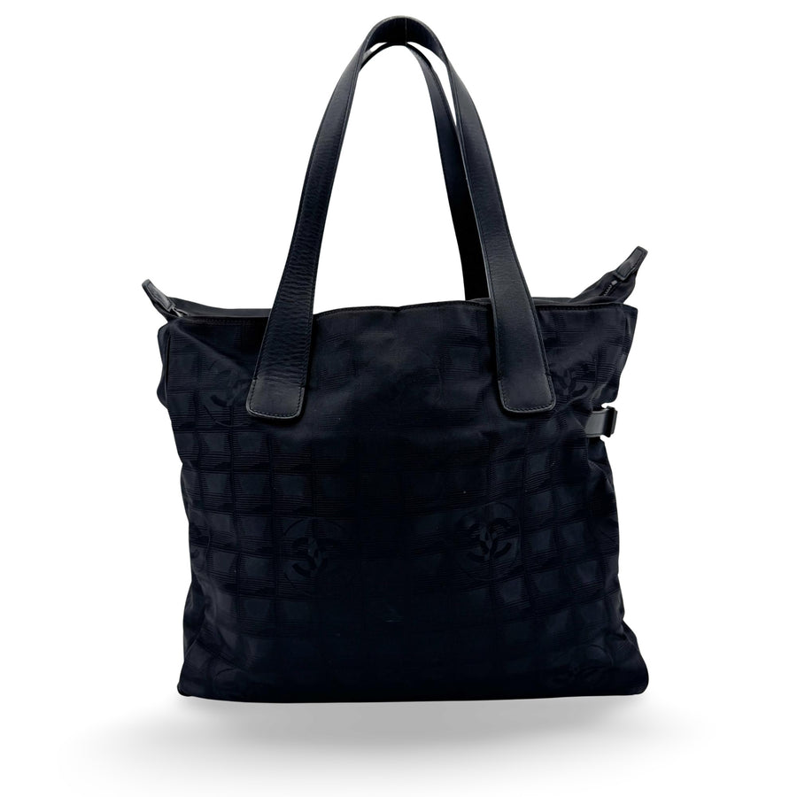 Chanel Travel Line Nylon Black Bag