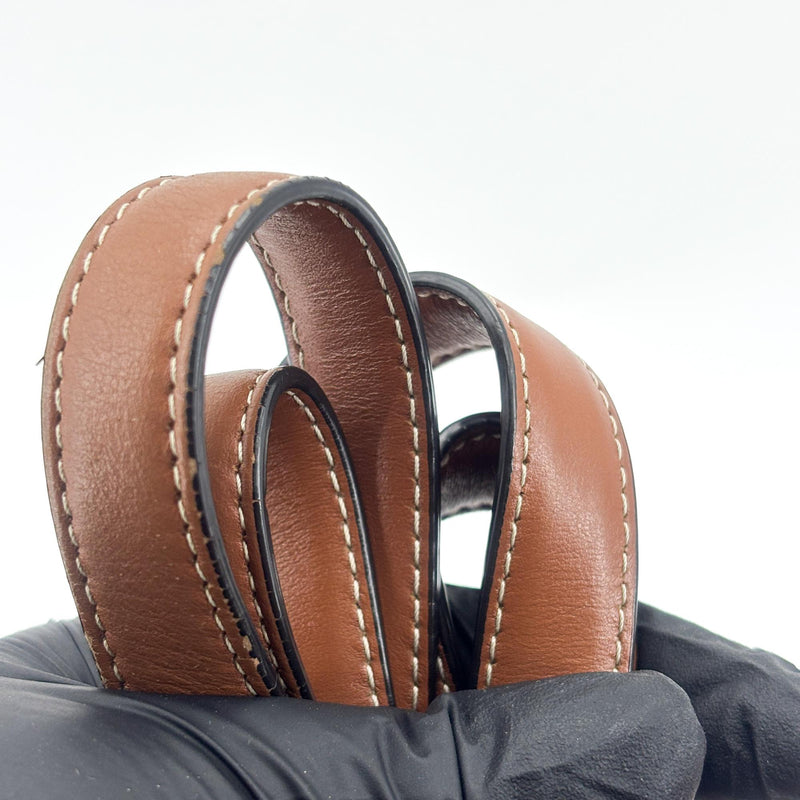 Celine Soft 16 Smooth Calfskin Brown Leather Bag