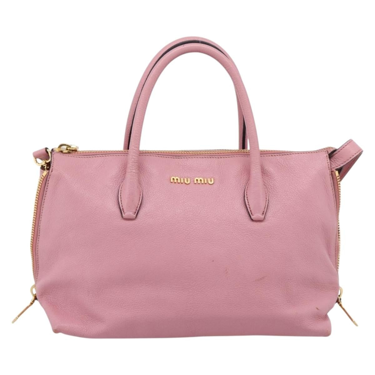 Miu Miu Beau Top Handle Leather Multicolour Bag