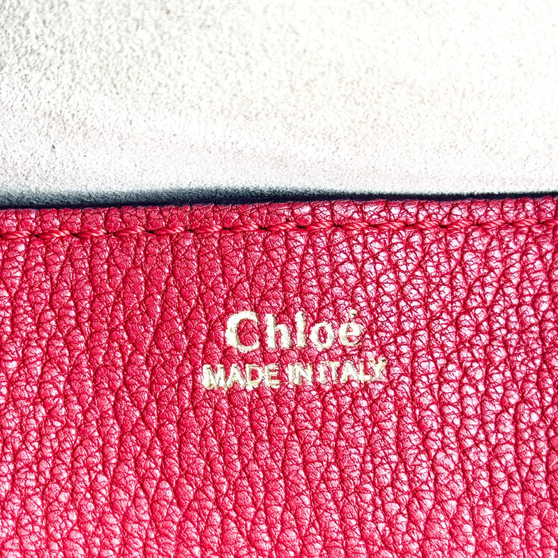 Chloe Drew Leather Red Bag