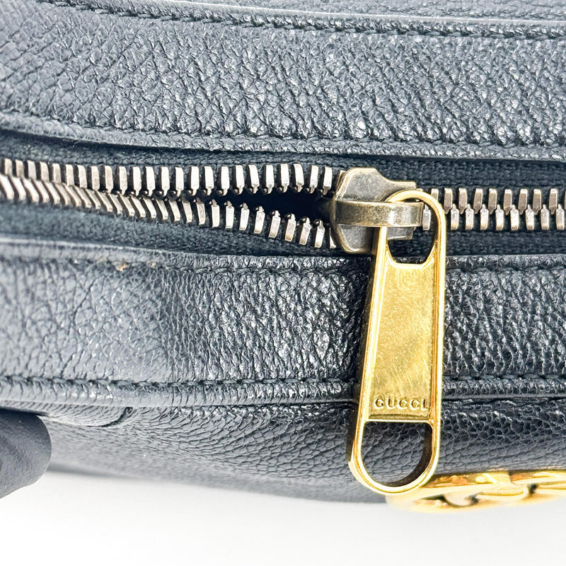 Gucci Aphrodite Leather Black Bag