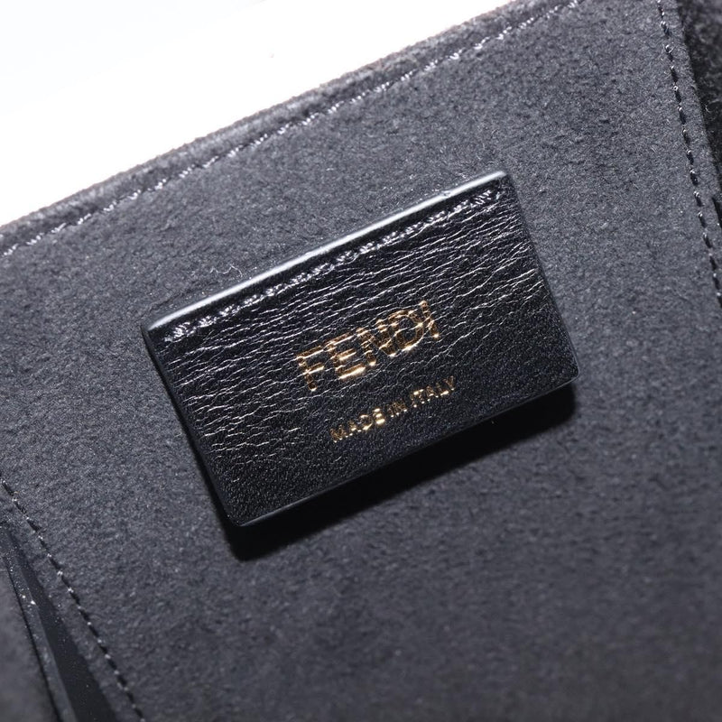 Fendi Logo Vertical Box Leather Pink Bag