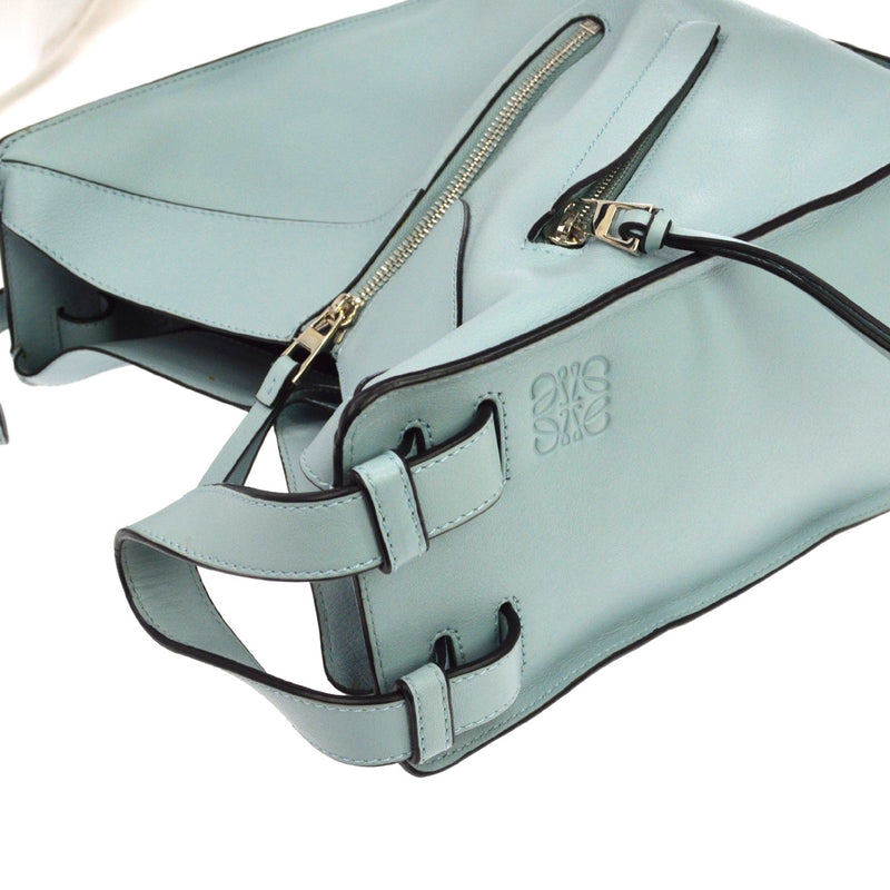 Loewe Hammock Leather Blue Bag