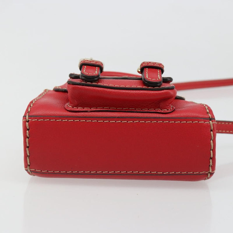 Chloe Edith Leather Red Bag