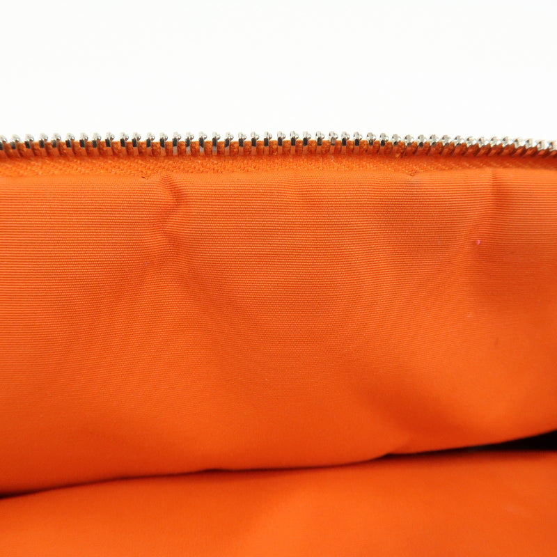 Hermes Bolide Travel Canvas Orange Bag
