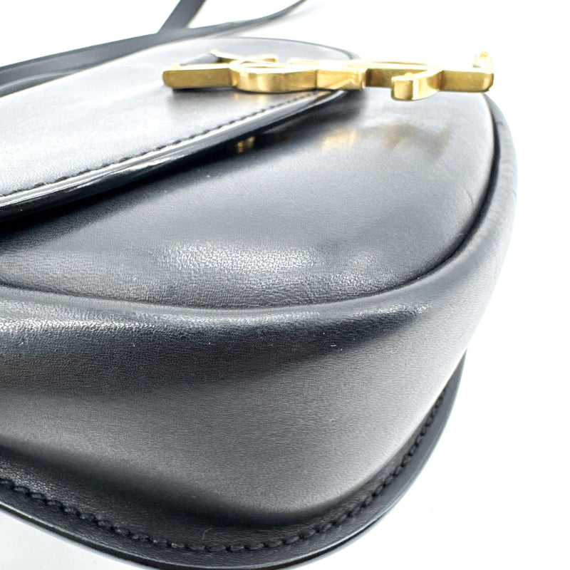 Saint Laurent Kaia Leather Black Bag