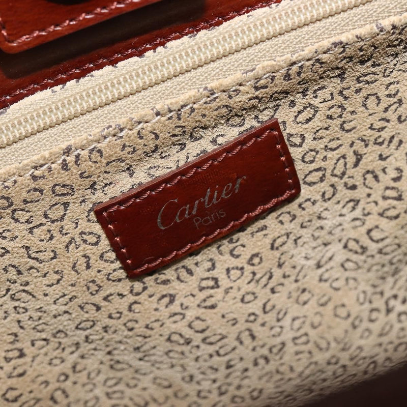 Cartier Panthère Patent Leather Brown Patent_leather Bag
