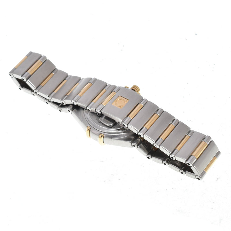 Omega Constellation Quartz Stainless Steel And Yellow Gold With Diamond Bezel Markers Mother Of Pearl Watches