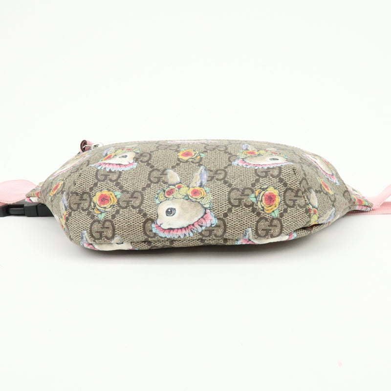 Gucci Childrens Belt Printed Gg Coated Canvas Beige Bag