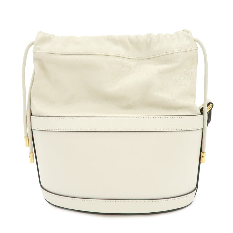 Gucci Horsebit 1955 Bucket Leather Beige Bag