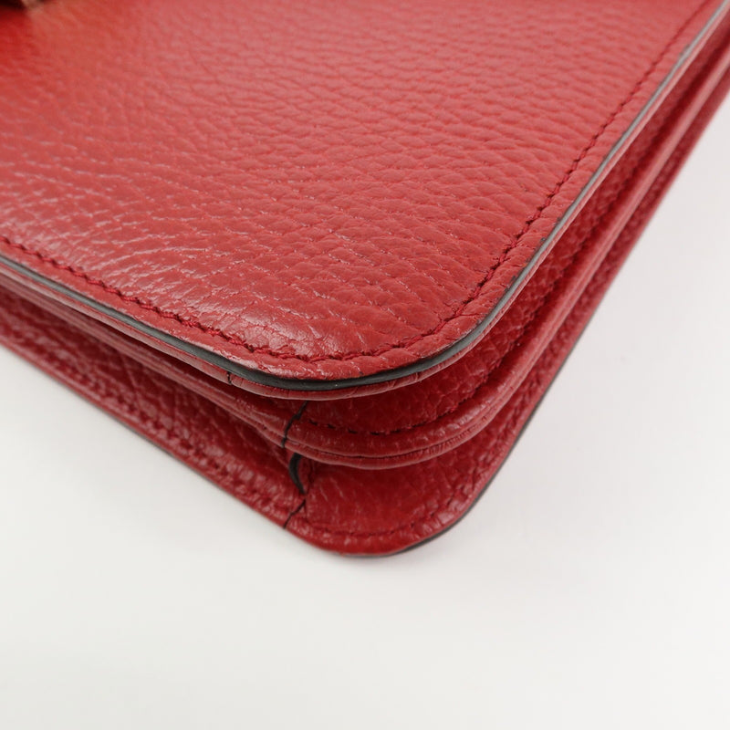 Gucci Interlocking Leather Red Bag
