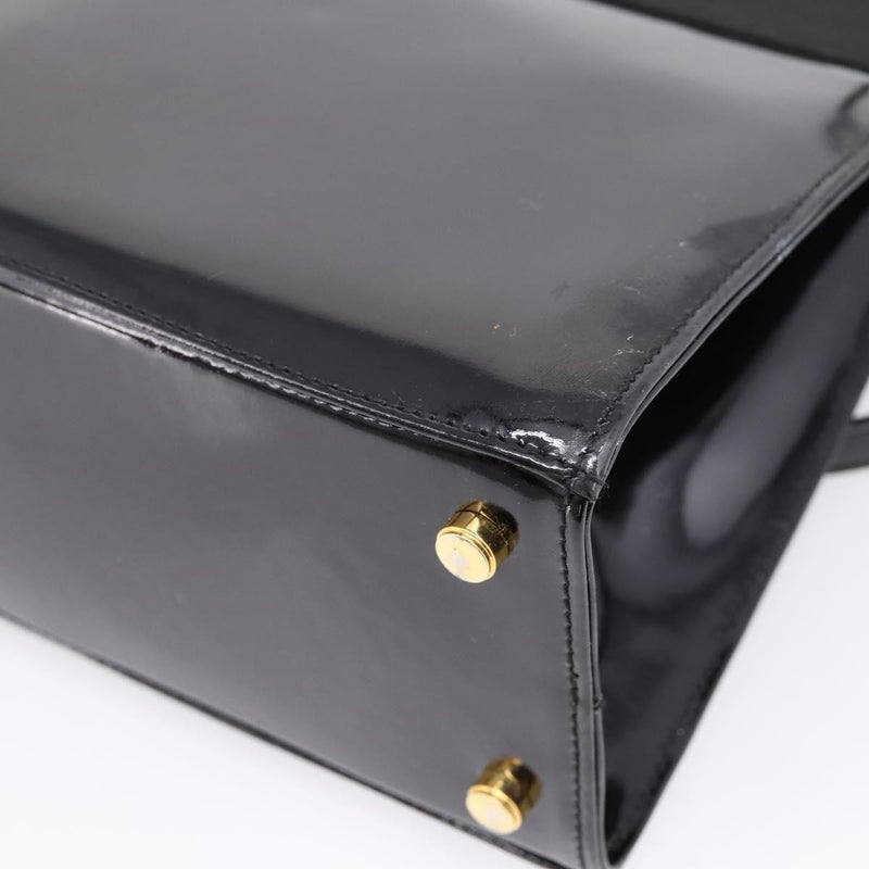 Salvatore Ferragamo Convertible Vara Bow Patent Leather Black Patent_leather Bag