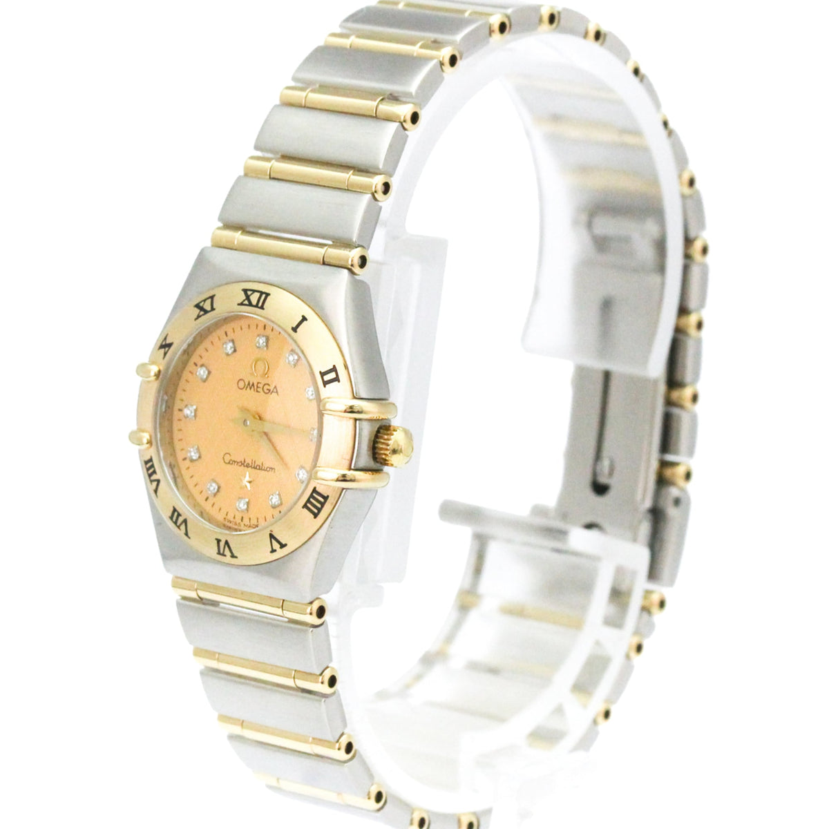 Omega Constellation Quartz Stainless Steel And Yellow Gold Watches