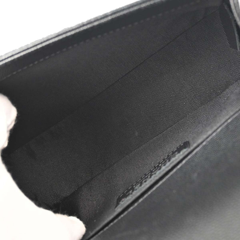 Chanel So Black Boy Flap Quilted Caviar Calfskin Bag