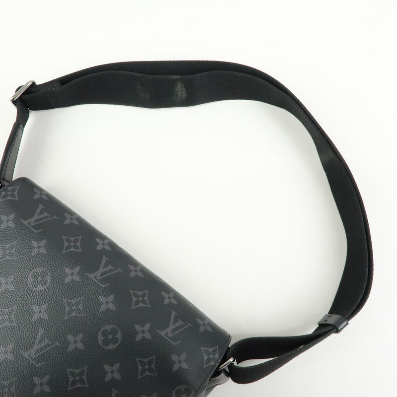 Louis Vuitton District Messenger Monogram Eclipse Canvas Gray