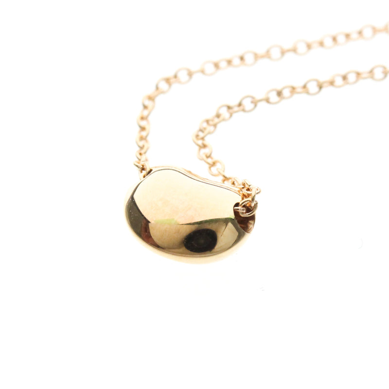 Tiffany & Co. Elsa Peretti Bean Pendant 18k Rose Gold Pink_gold Bijoux