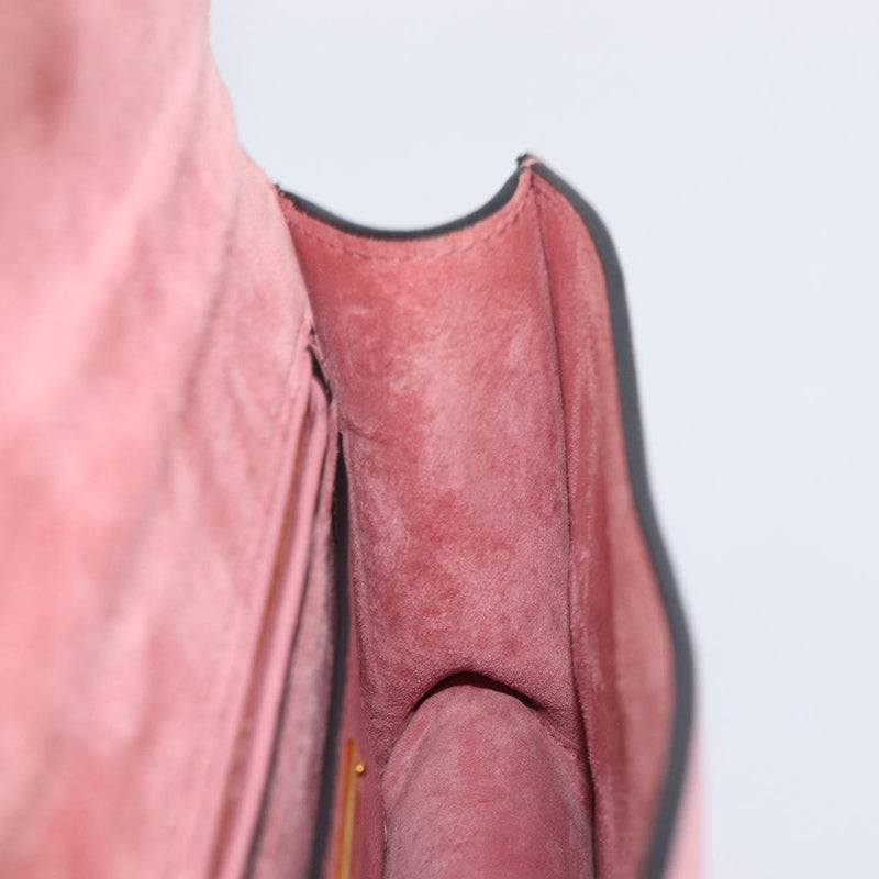 Miu Miu Madras Crystal Flap Leather Pink Bag