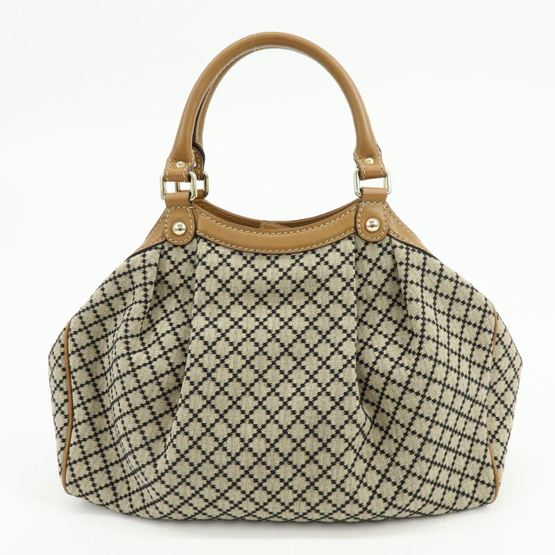 Gucci Sukey Microguccissima Leather Beige Canvas Bag