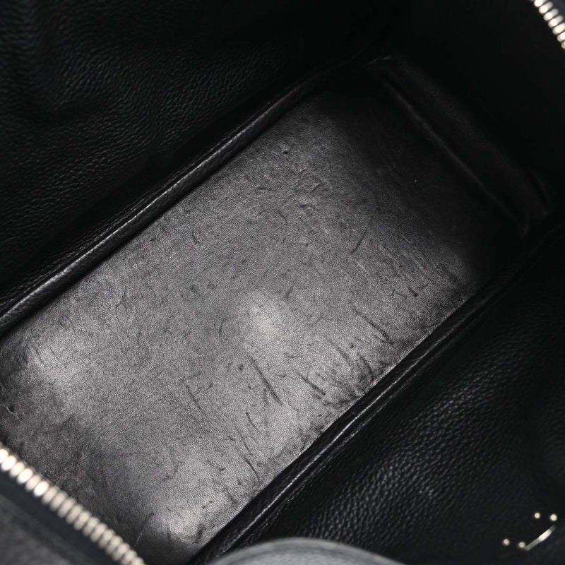 Hermes Lindy Clemence Black Leather Bag